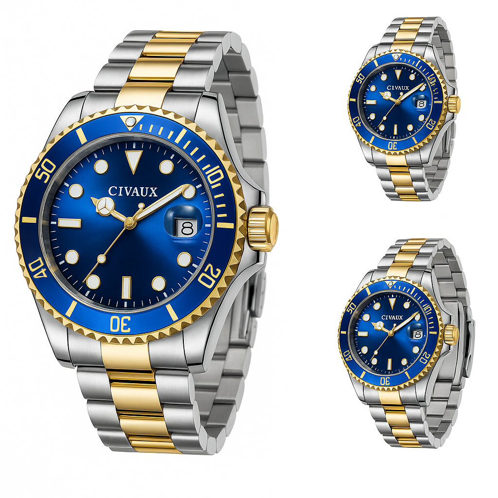 Civaux Éclat Royal | Bleu & Doré Edition