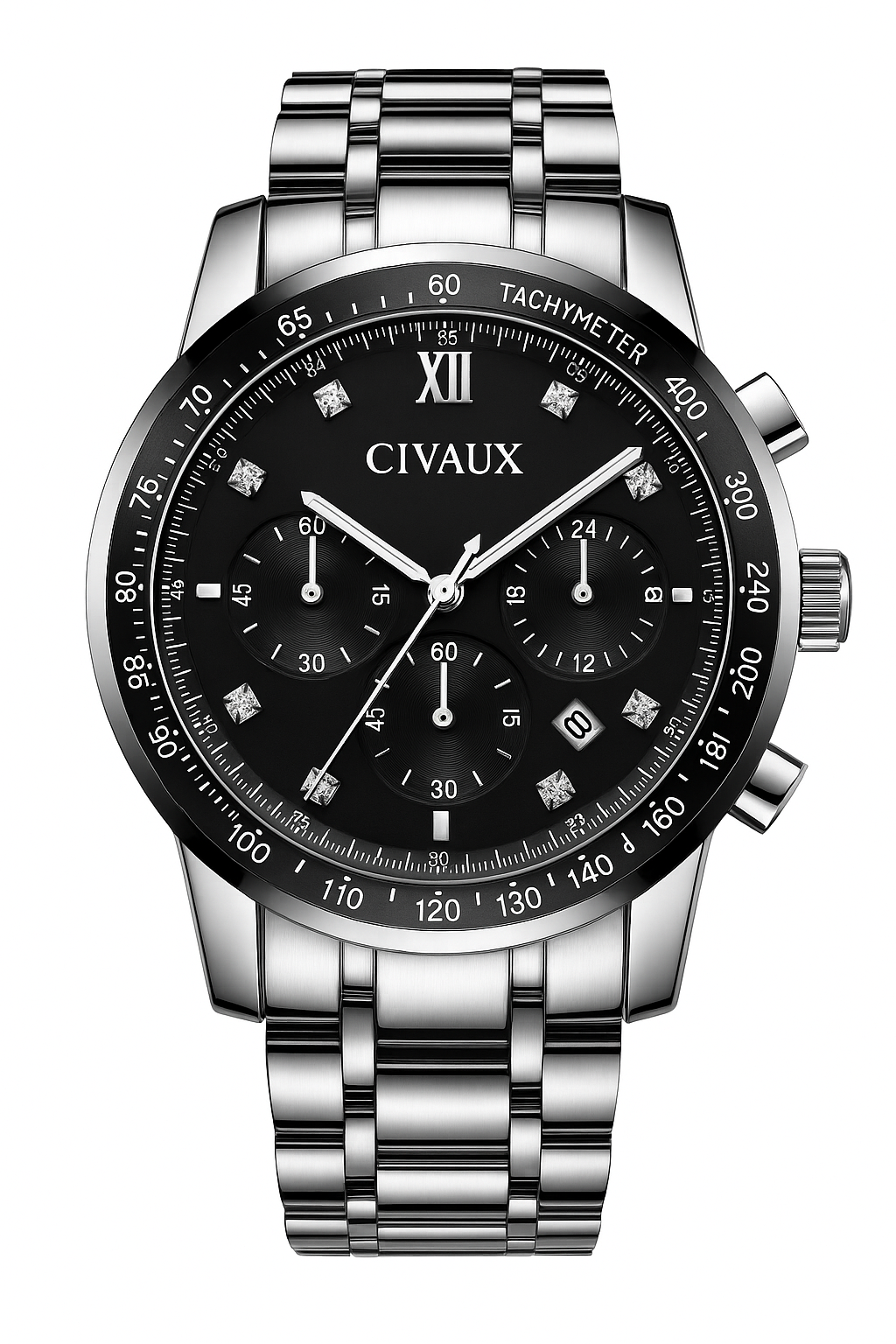 Civaux Lunaire Noire | Moonphase Chronograph
